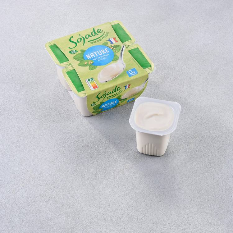 Les Yaourts soja nature 0% BIO "Sojade"
