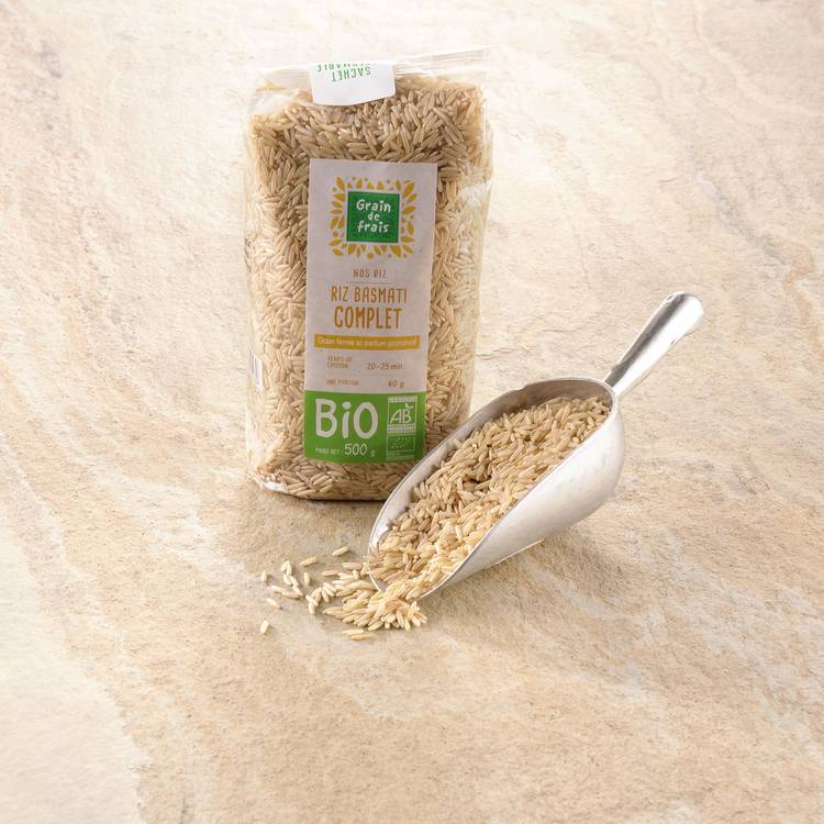 Le Riz basmati complet BIO