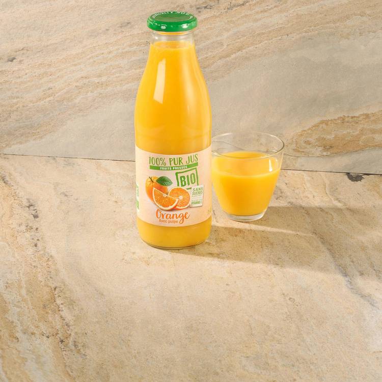 Le Pur jus d'orange avec pulpe BIO