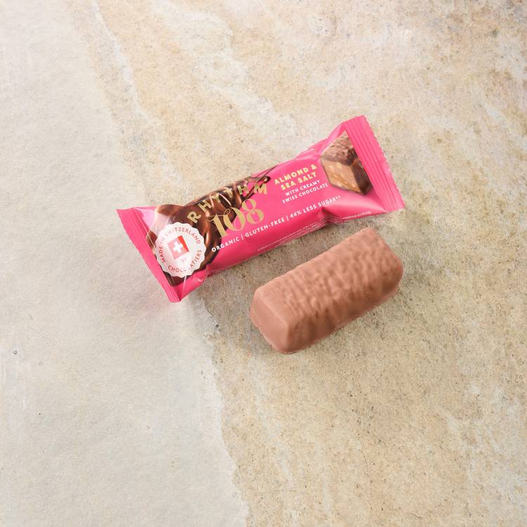 La Barre chocolatée à l'amande et au sel de mer BIO