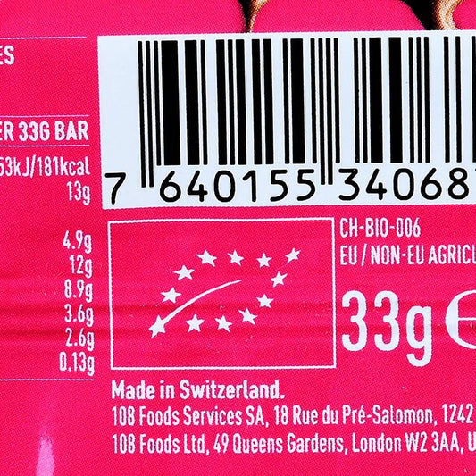 La Barre chocolatée à l'amande et au sel de mer BIO