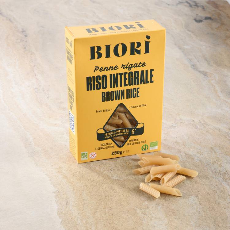 Les Penne riz complet sans gluten et BIO