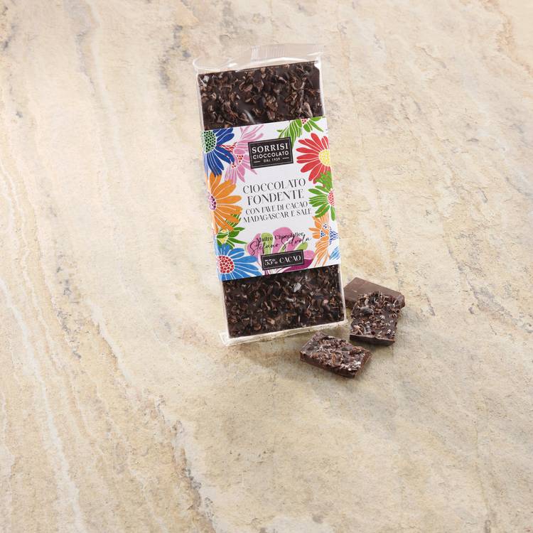 Le Chocolat noir aux fèves de cacao de Madagascar et au sel