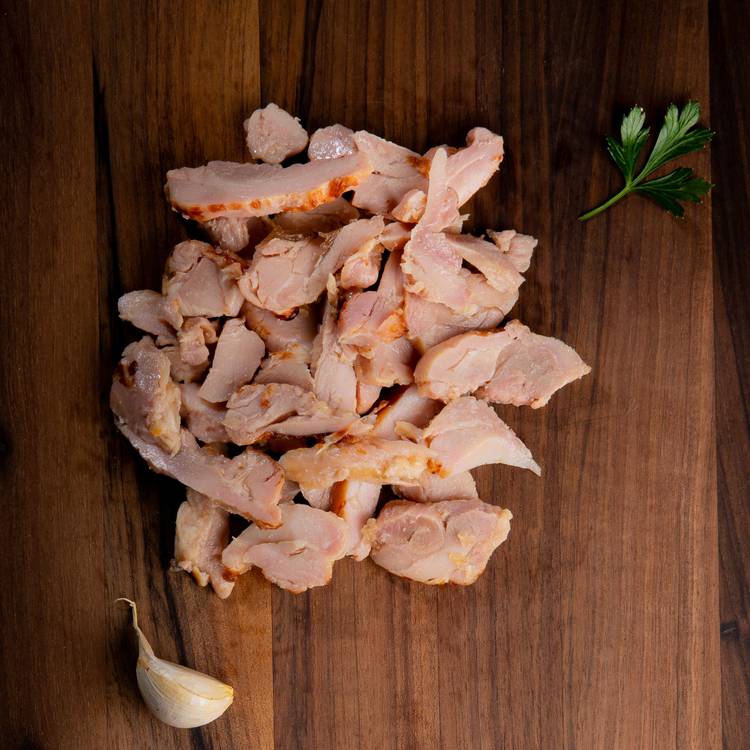 Les Emincés de poulet rôti