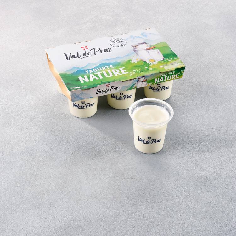 Les Yaourts brassés natures "Val de Praz"