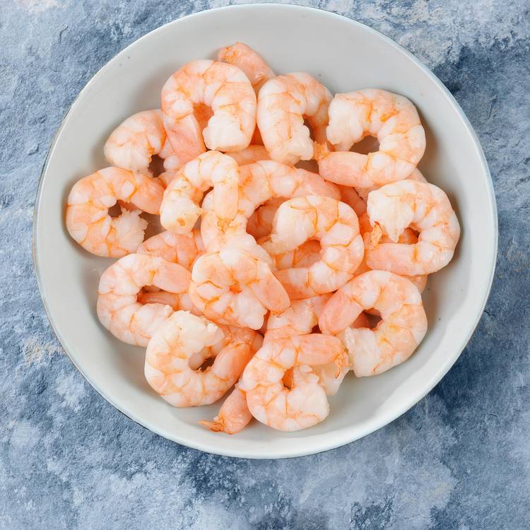 Les Crevettes cuites décortiquées ASC