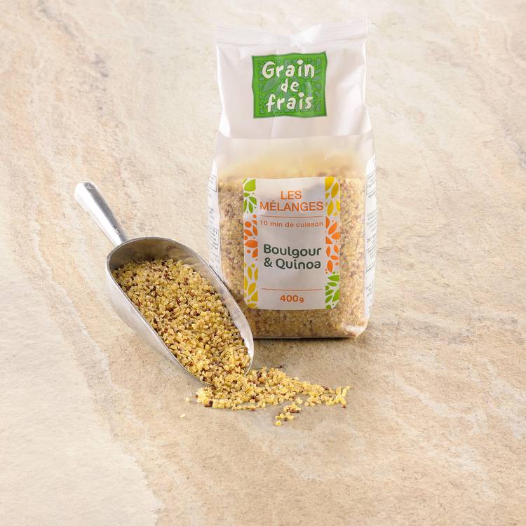 Le Mélange boulgour et quinoa