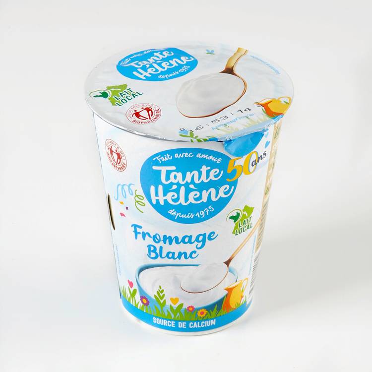 Le Fromage blanc nature 3.5% BIO