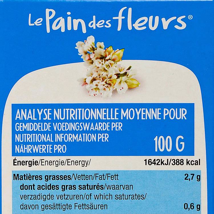 Les Tartines craquantes au sarrasin sans sel, sans sucre BIO et sans gluten