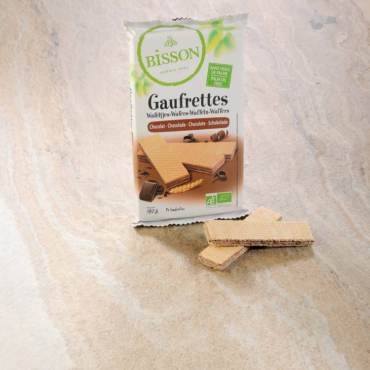 Les Gaufrettes au chocolat BIO