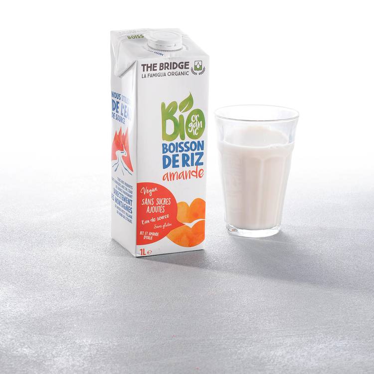La Boisson  végétale riz amande BIO et sans gluten