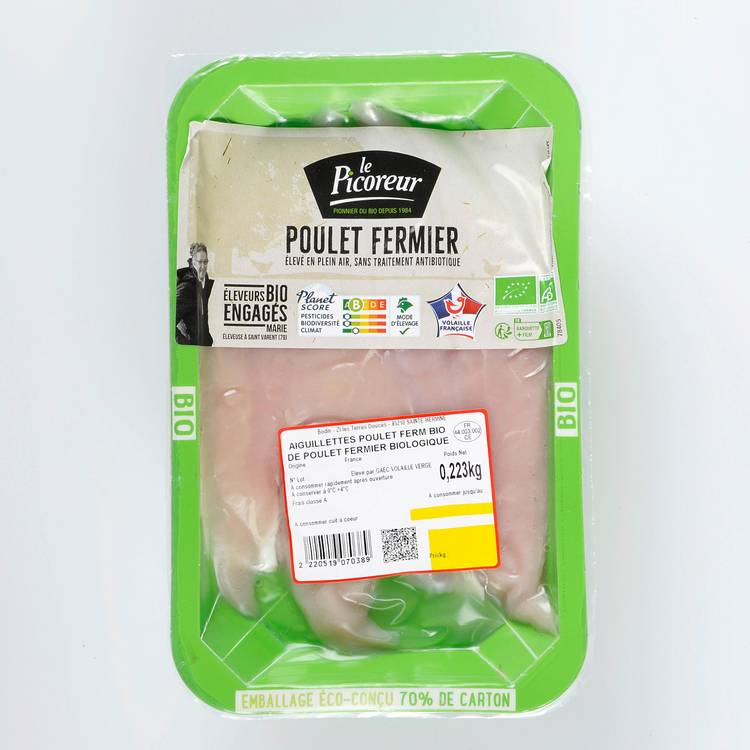 Les Aiguillettes de poulet BIO