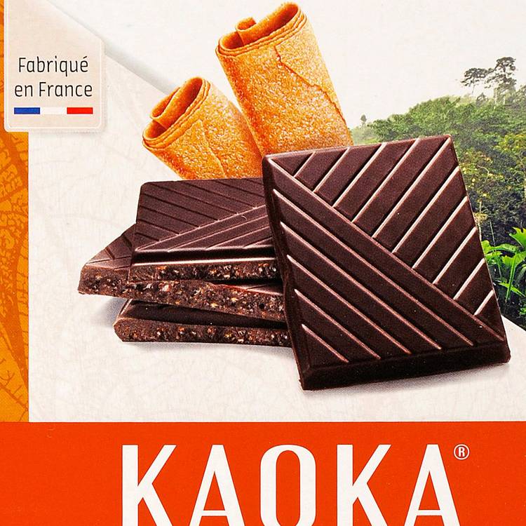 Le Chocolat noir crêpe dentelle BIO