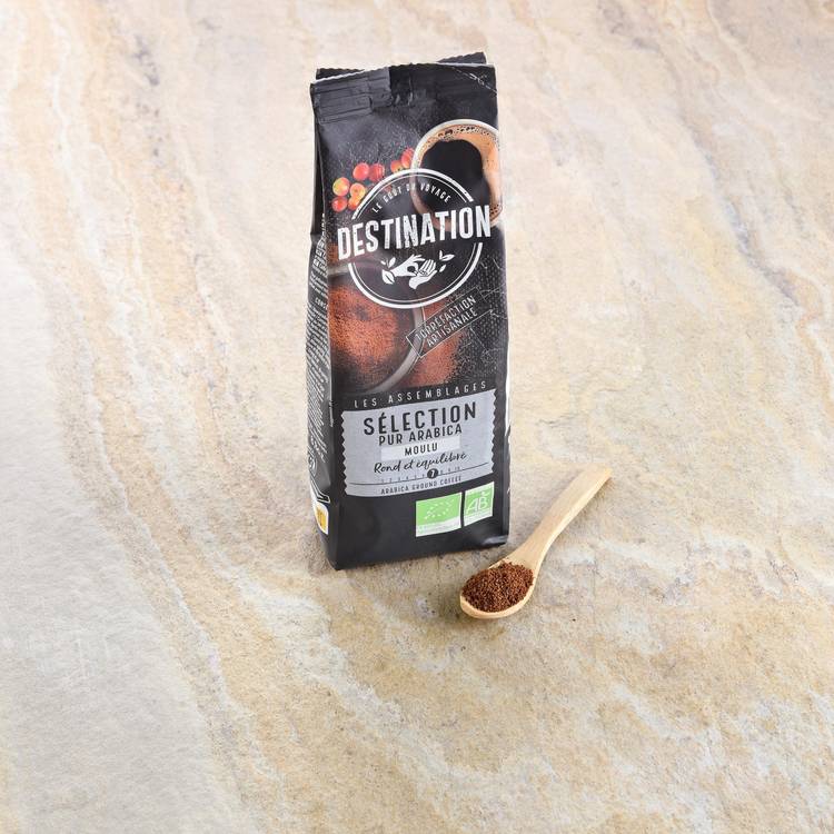 Le Café pur arabica moulu BIO