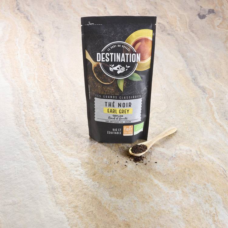 Le Thé noir ceylan earl grey en vrac BIO
