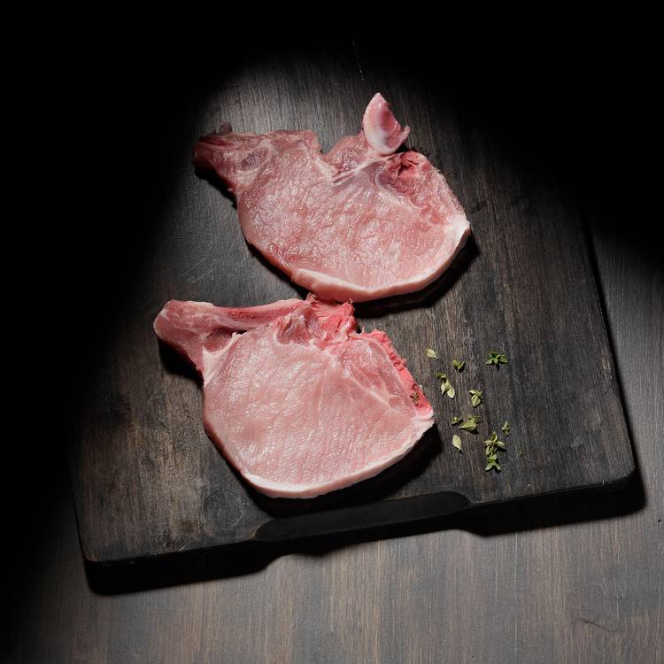 Les Côtes de porc BIO