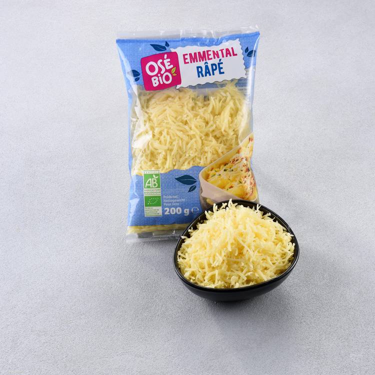 L'Emmental râpé BIO