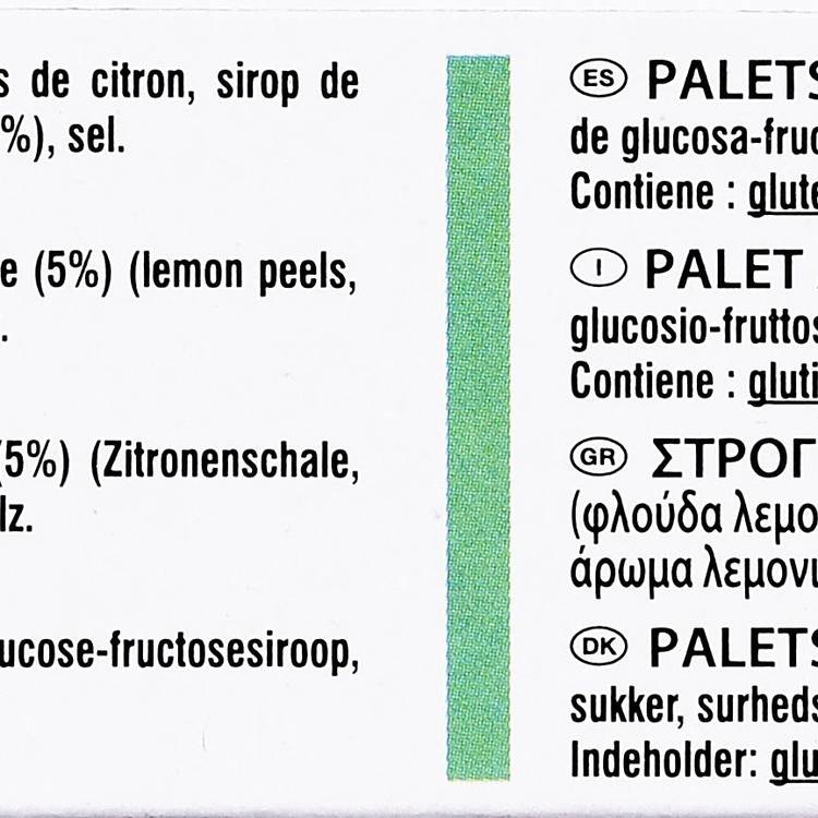 Les  Palets citron "La Mère Poulard"