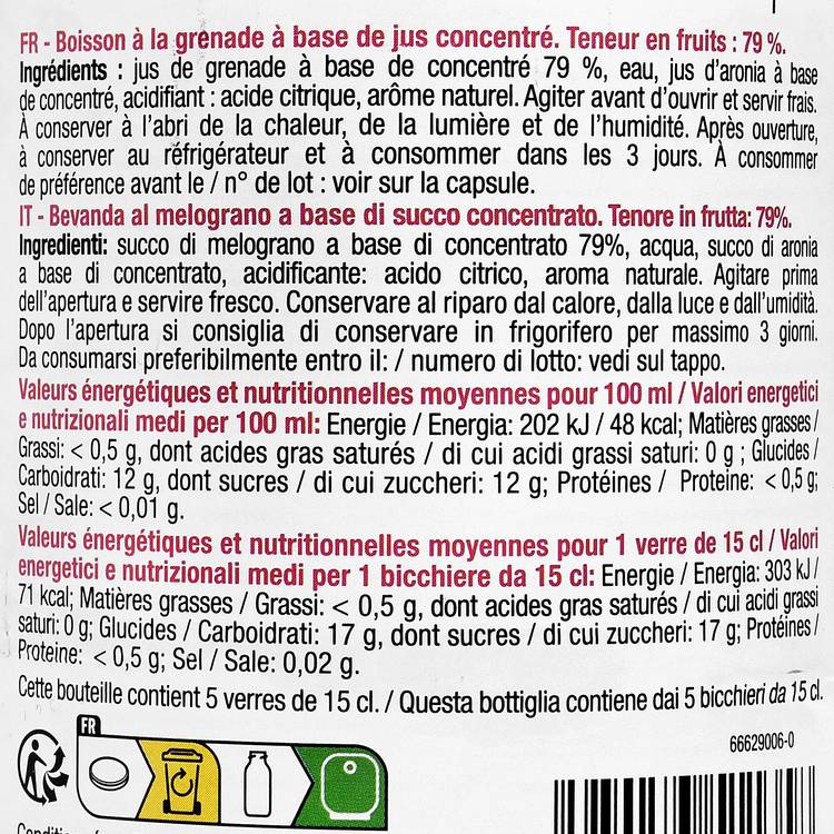 Le Jus de grenade