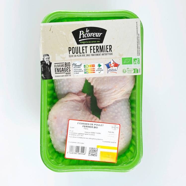 Les Cuisses de poulet fermier  BIO