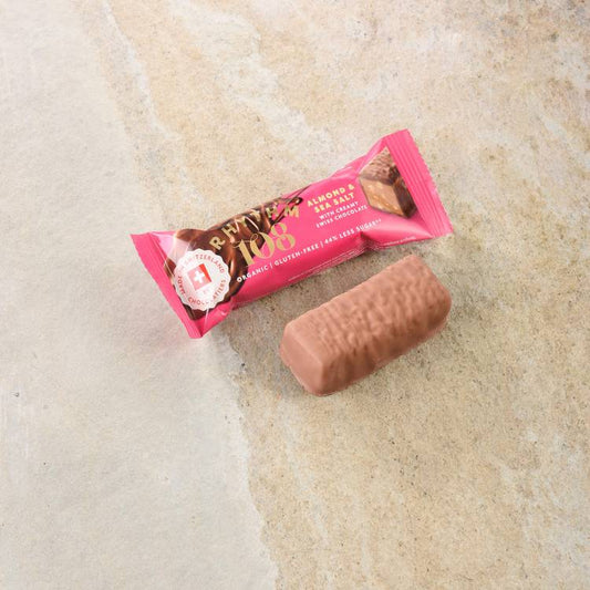 La Barre chocolatée à l'amande et au sel de mer BIO