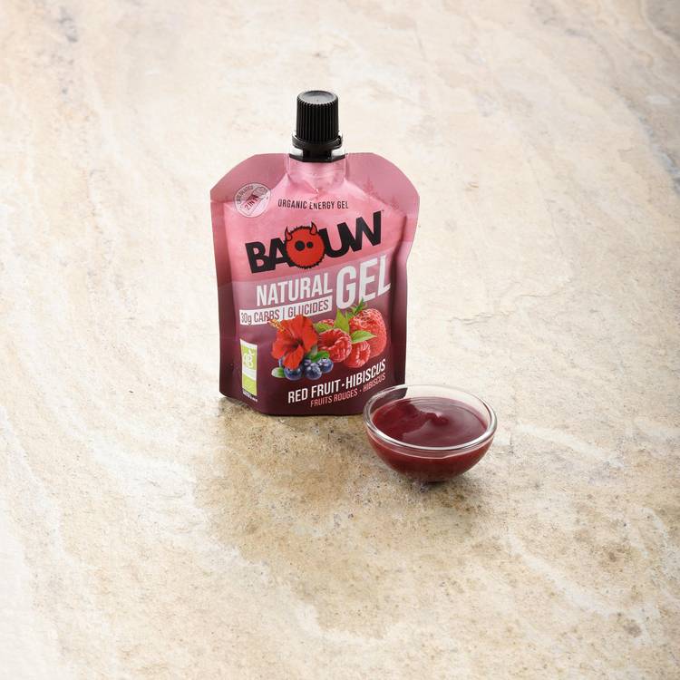 Le Gel énergétique fruits rouges et hibiscus BIO