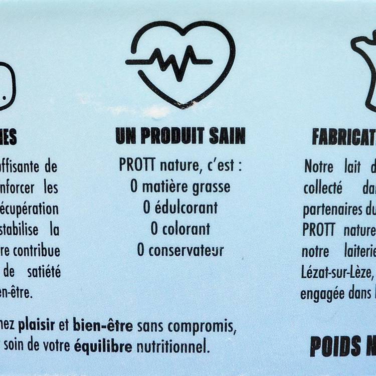 Le Yaourt protéiné nature BIO
