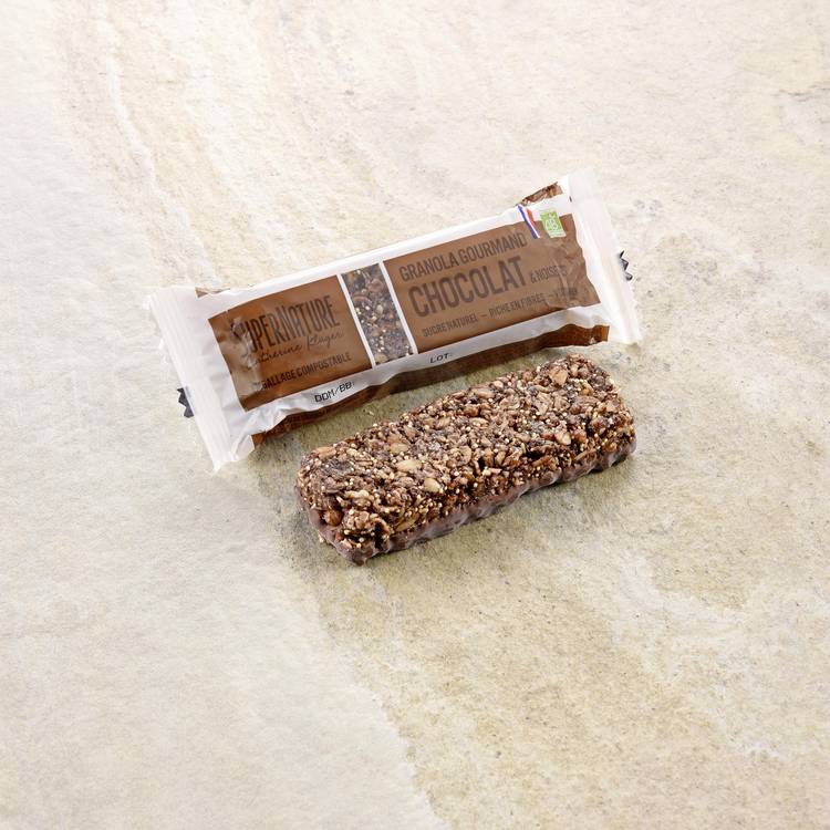 La Barre de granola chocolat et graines BIO