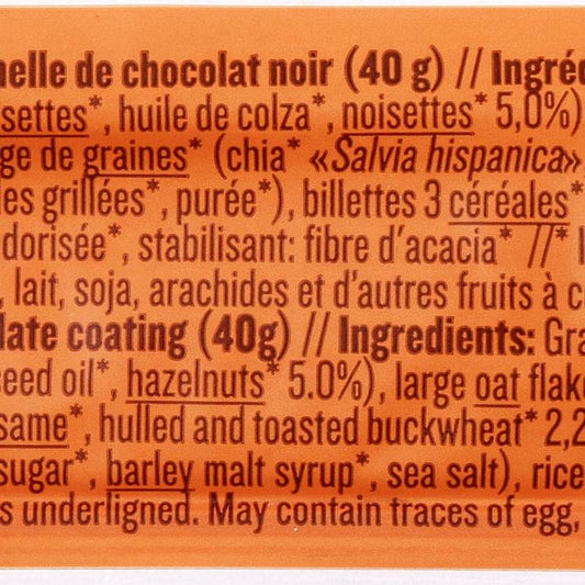La Barre de granola noisettes sarrasin BIO