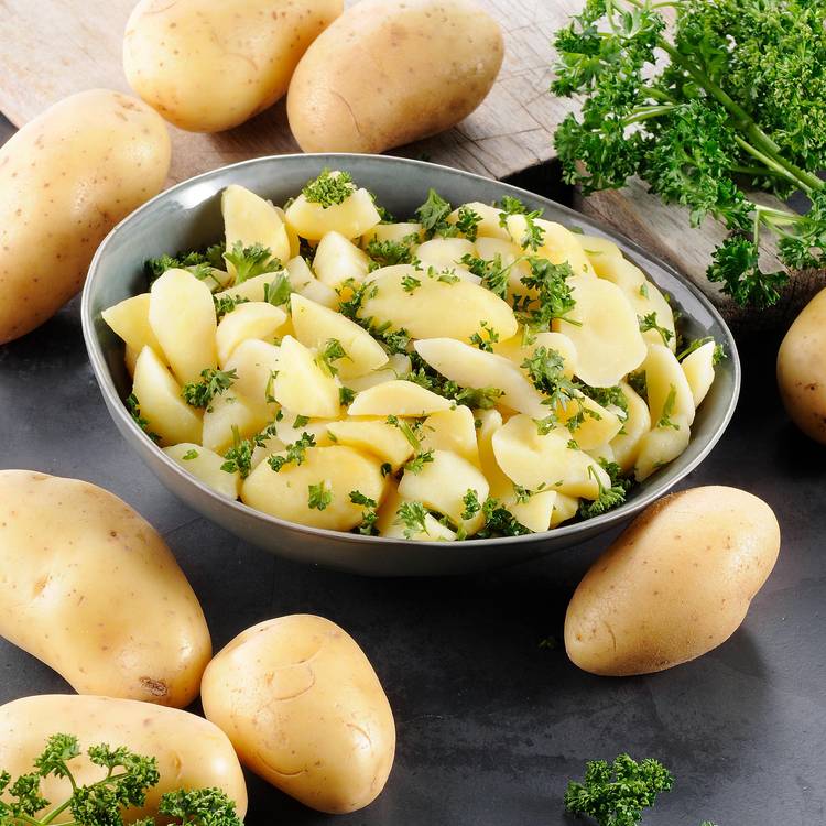Les Pommes de terre et persil