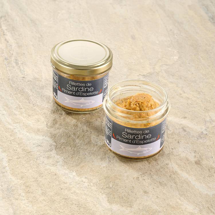 Les Rillettes de sardines piment d'Espelette