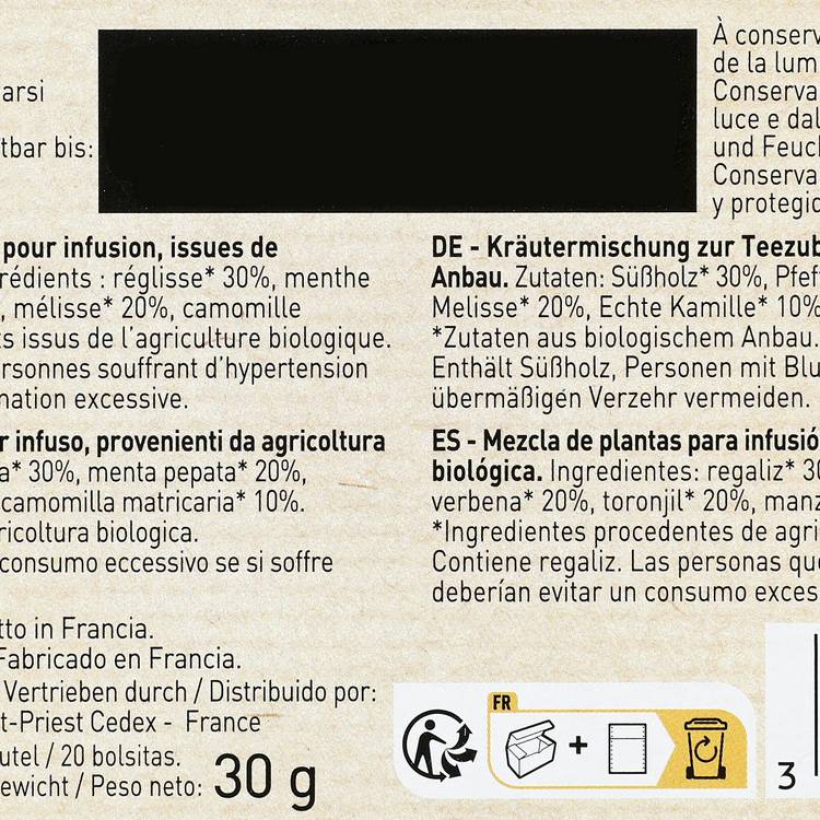 L'Infusion digestion BIO