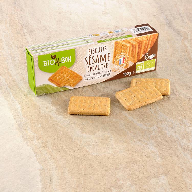 Les Biscuits d'épeautre sésame BIO