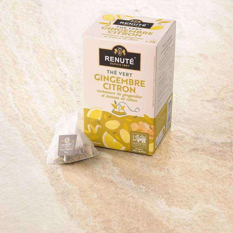 Le Thé vert gingembre et citron