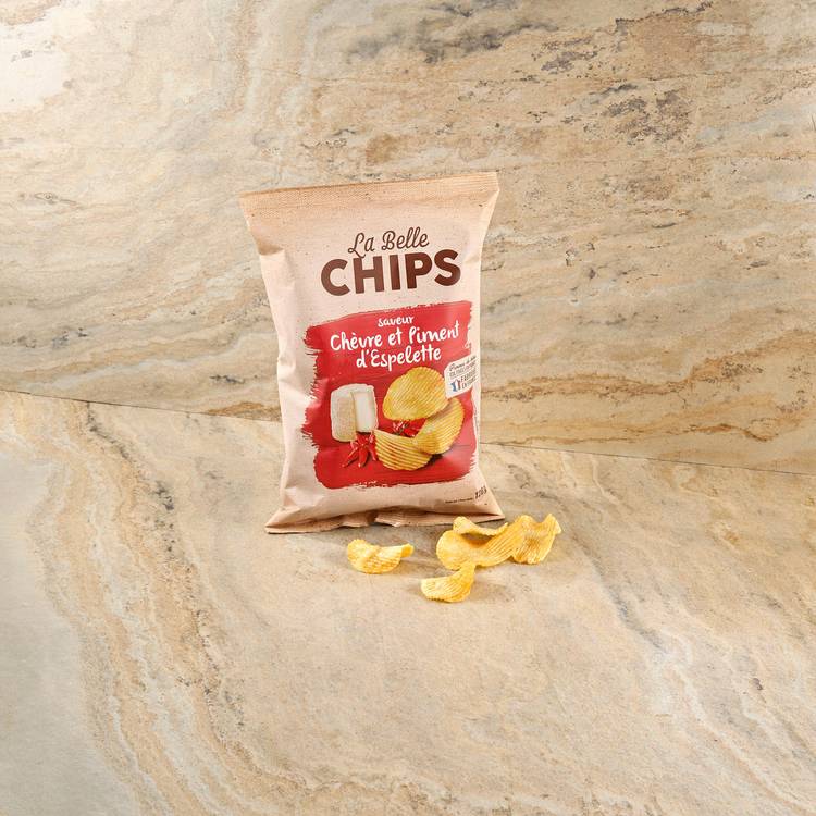 Les Chips chèvre et piment d'Espelette