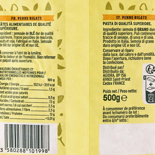 Les Penne rigate "Conti"