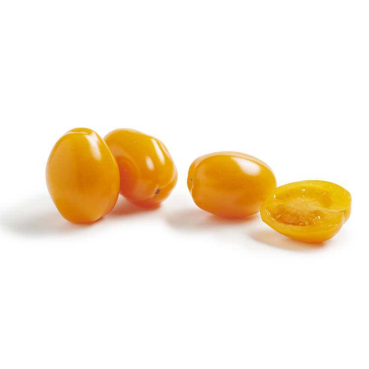 La Tomate cerise orange allongée