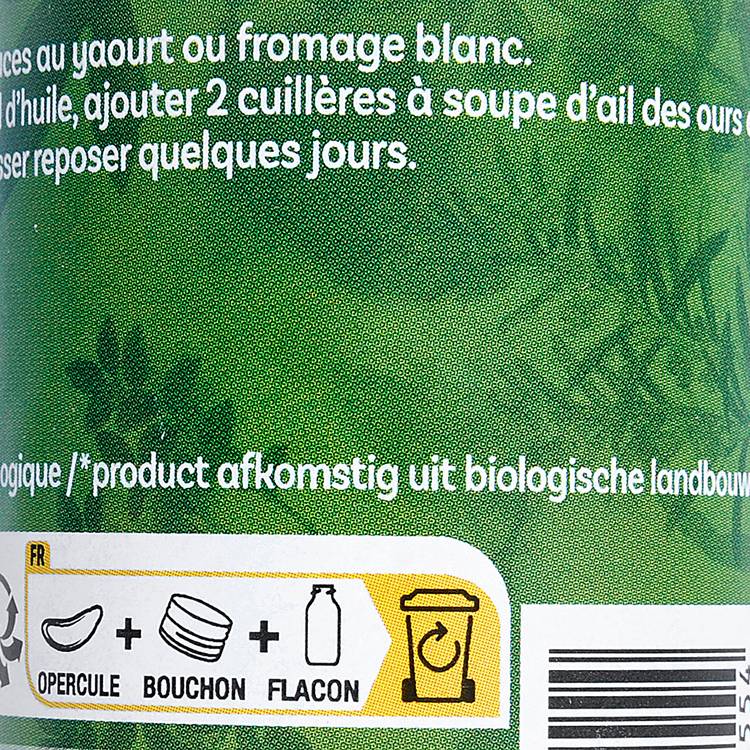 L'Ail des ours coupé  BIO