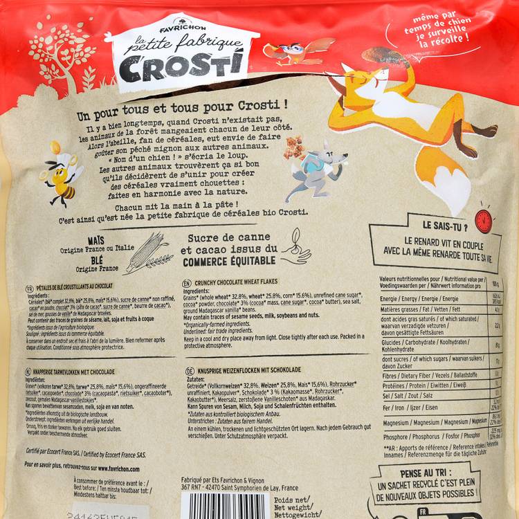 Les Céréales choco BIO