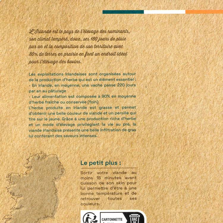 L'Onglet de bœuf*** d'Irlande