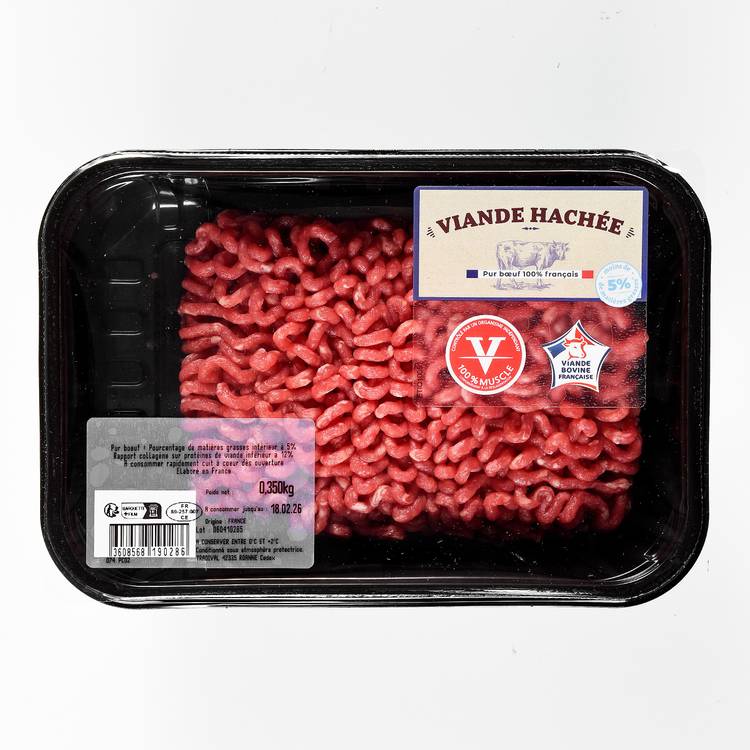 La Viande hachée 5% MG
