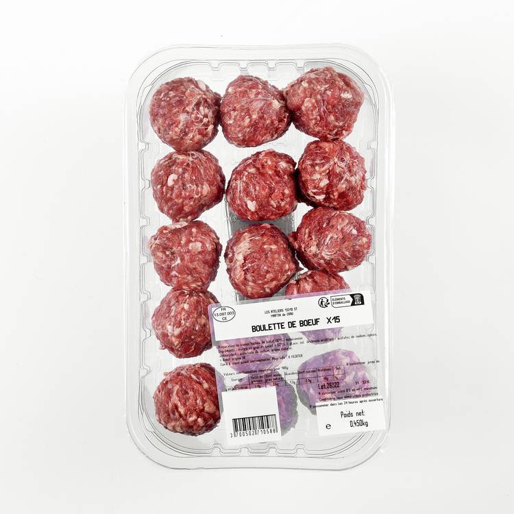 Les Boulettes de bœuf natures