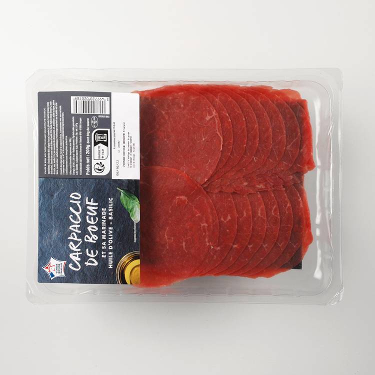 Le Carpaccio de bœuf