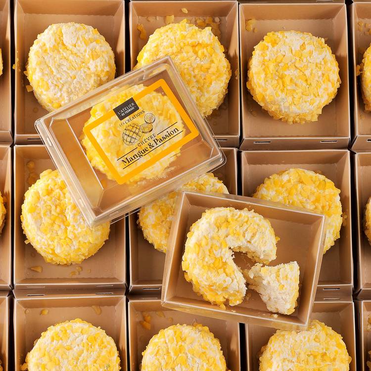 Le Chèvre enrobé de mangue et fruit de la passion