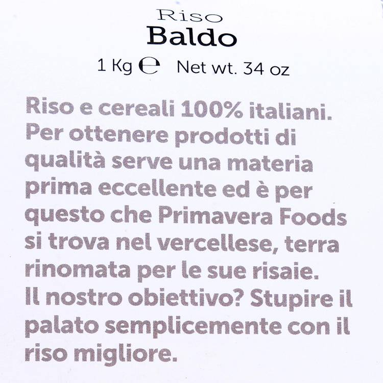 Le Riz baldo pour risotto "Le Voglie"