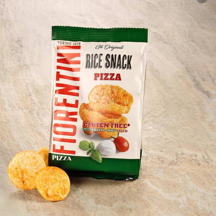 Les Snacks de riz saveur pizza sans gluten