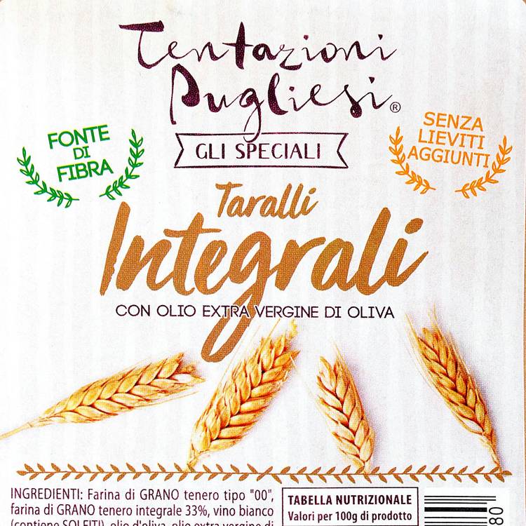 Les Taralli multigrains à l'huile d'olive