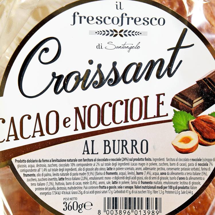 Les Croissants chocolat noisette