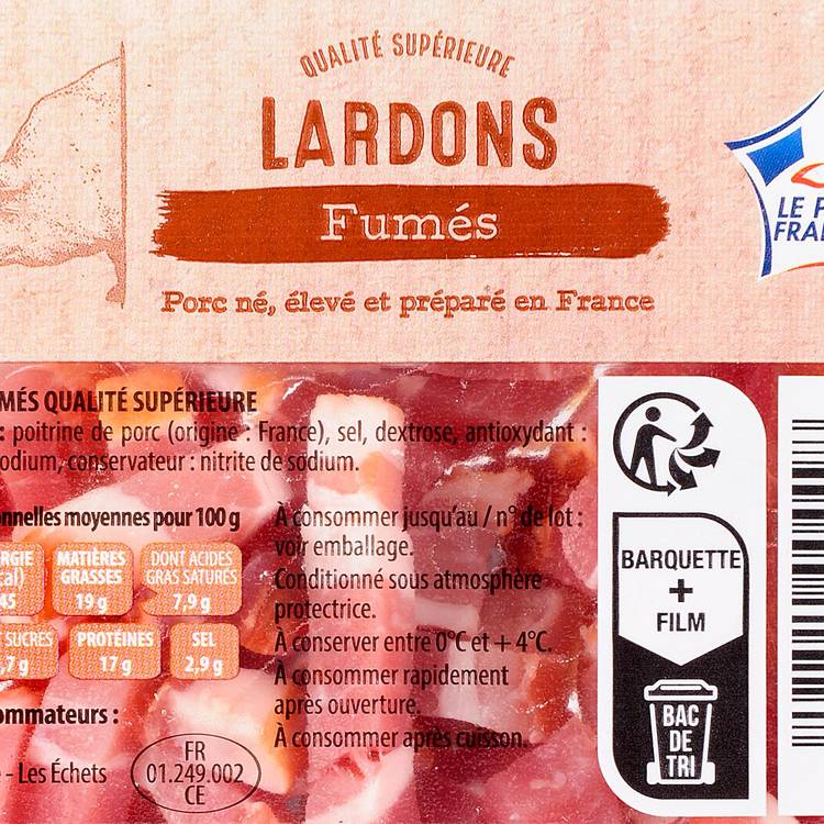 Les Lardons fumés