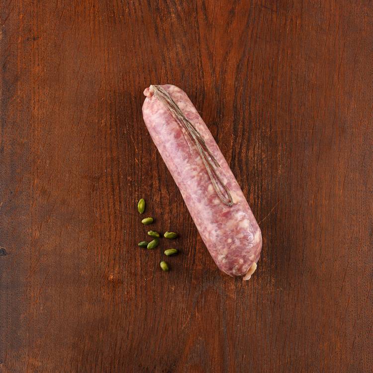 Le Saucisson à cuire de Lyon pistaché à l'ancienne